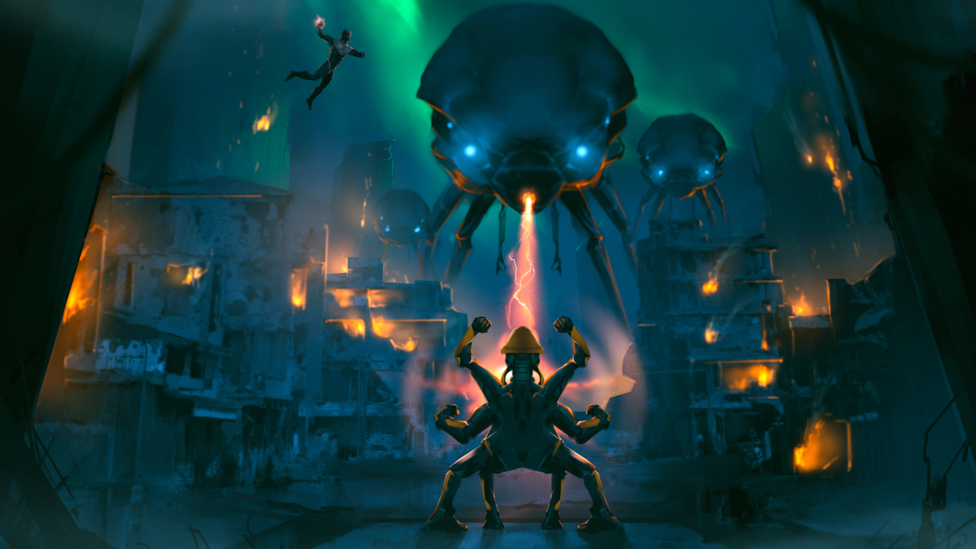 This Concept art includes Characters ,  and 