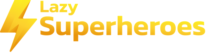 Lazy Superheroes wordmark